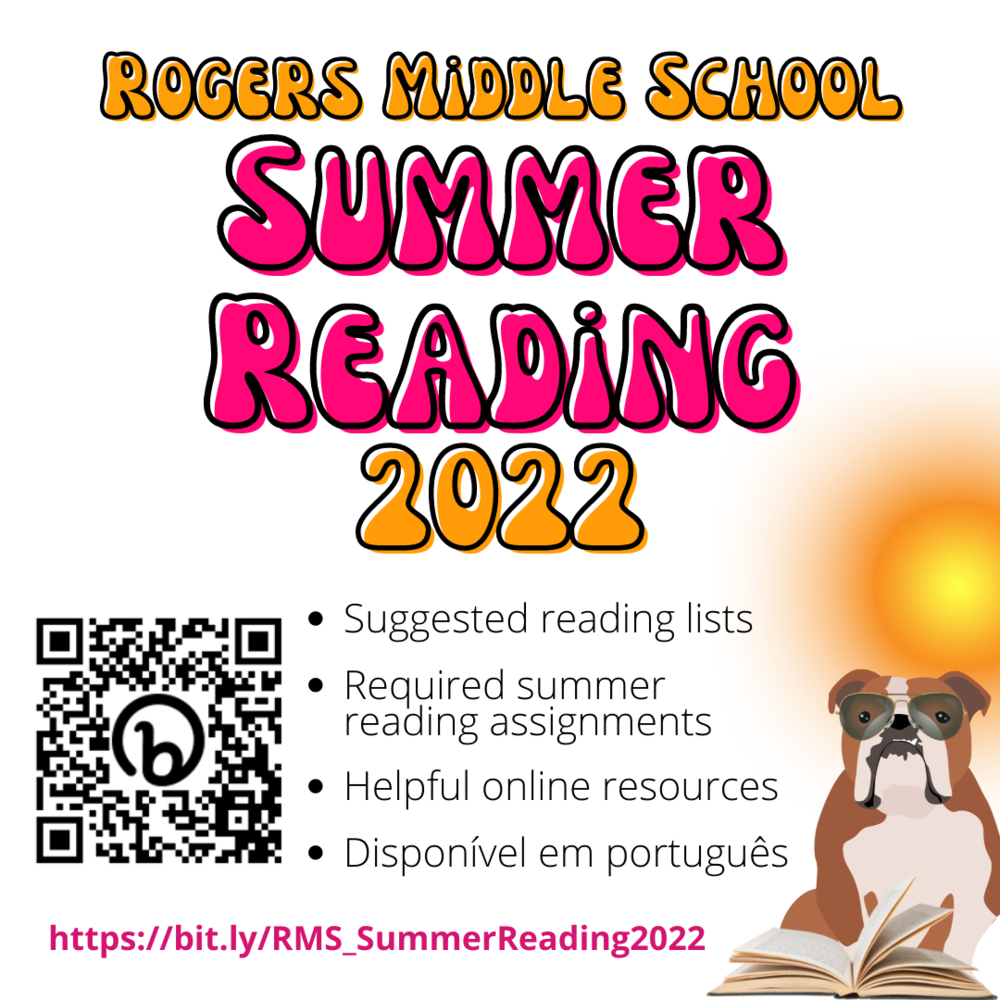 RMS Summer Reading 2022 with barcode to scan 