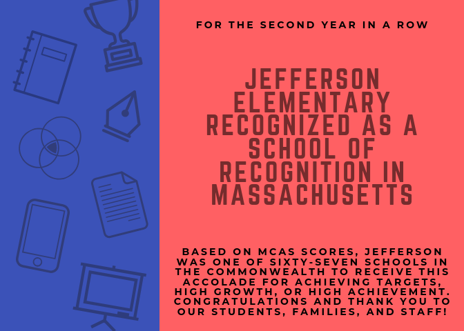 Jefferson is a school of recognition!