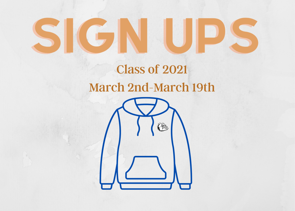 Senior Sweatshirt Sign Up