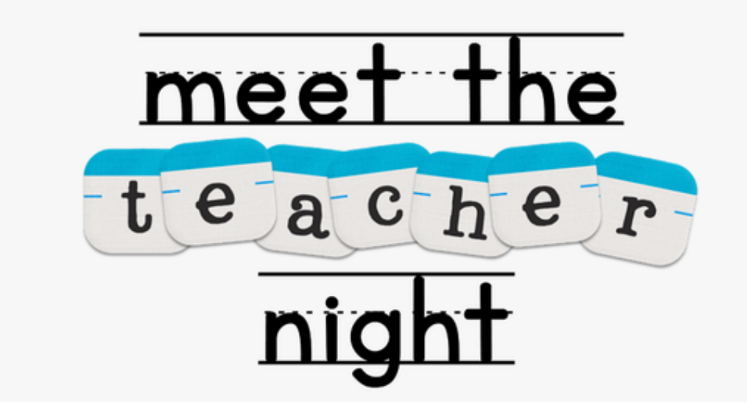 Meet the teachers night graphic