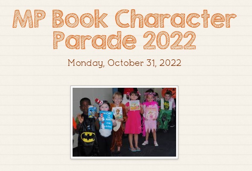MP Book Character Parade