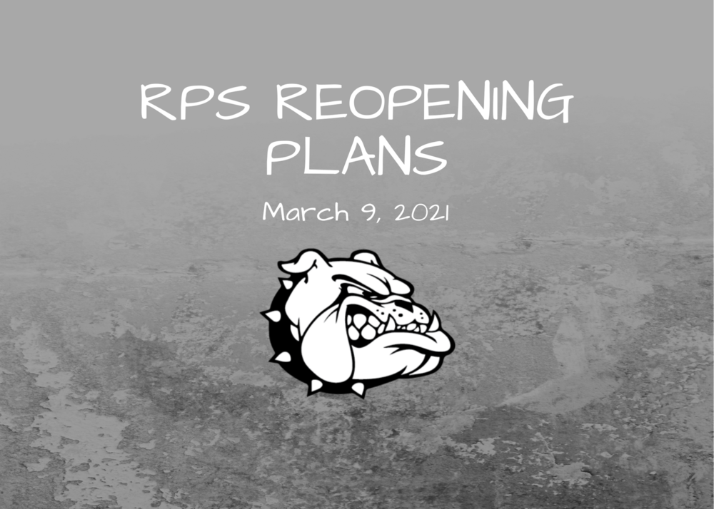 Reopening Plan 3/9/21