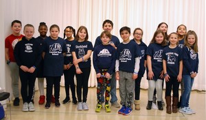 Memorial Park Elementary School fourth grade student leaders worked to make Feb. 14 Rockland Kindness Day