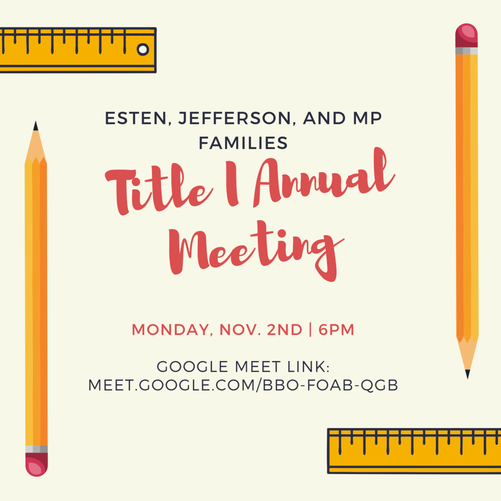 Annual Title I Meeting