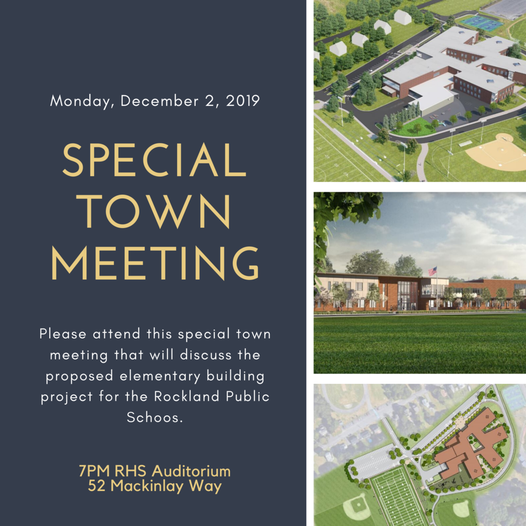 Monday, December 2: Special Town Meeting at RHS