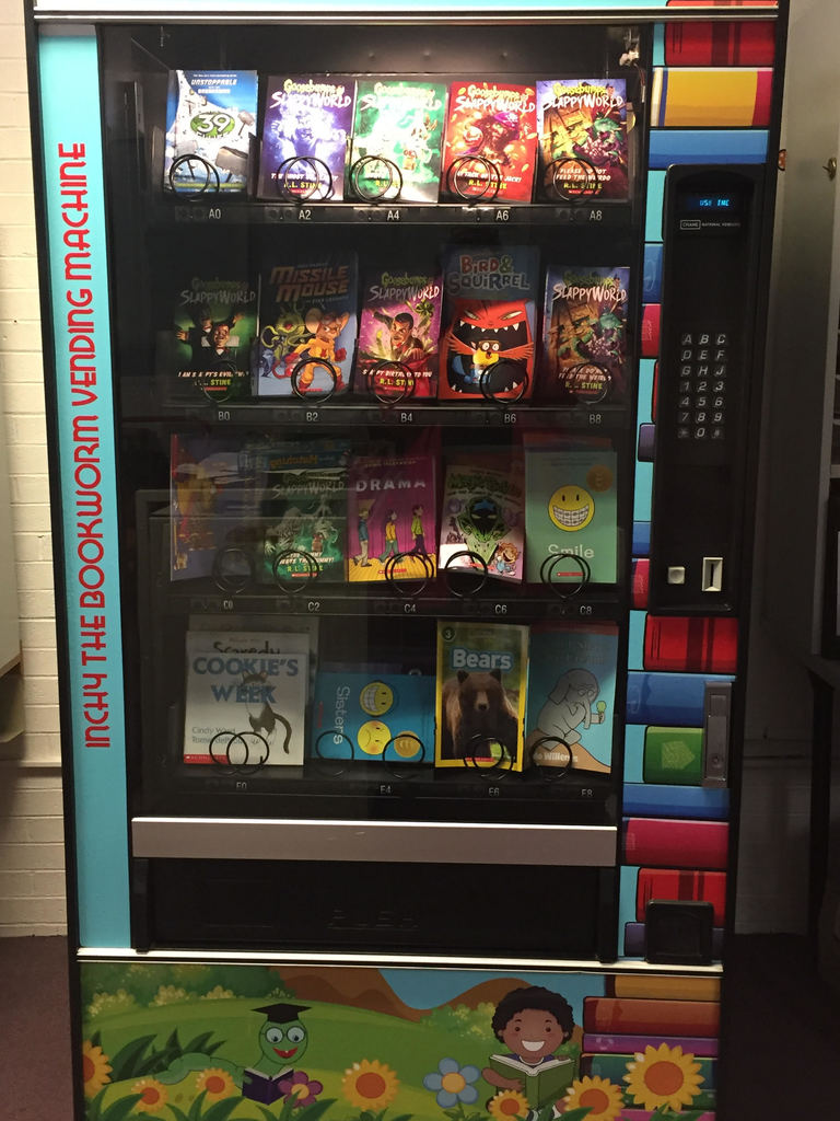 Book Vending Machine at Memorial Park!
